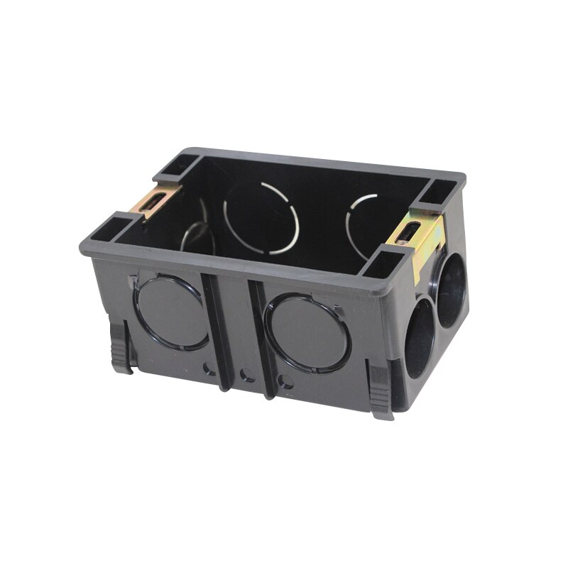 Dom poprawa 118 typ 2 3 4 banda kaseta dolna czarna ciemna skrzynka ścienna gniazdo przełącznika skrzynka przyłączowa uniwersalna: 2-Gang