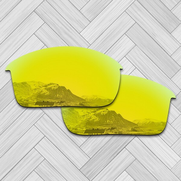 E.O.S 20+ Options Lens Replacement for OAKLEY Bottle Rocket Sunglasses: 24K Golden