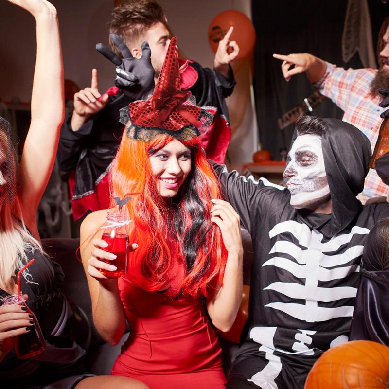 Halloween Witch Headband Sequins Lace Witch Headband Halloween Headbands Headwear Hair Hoop Costume Hat For Halloween