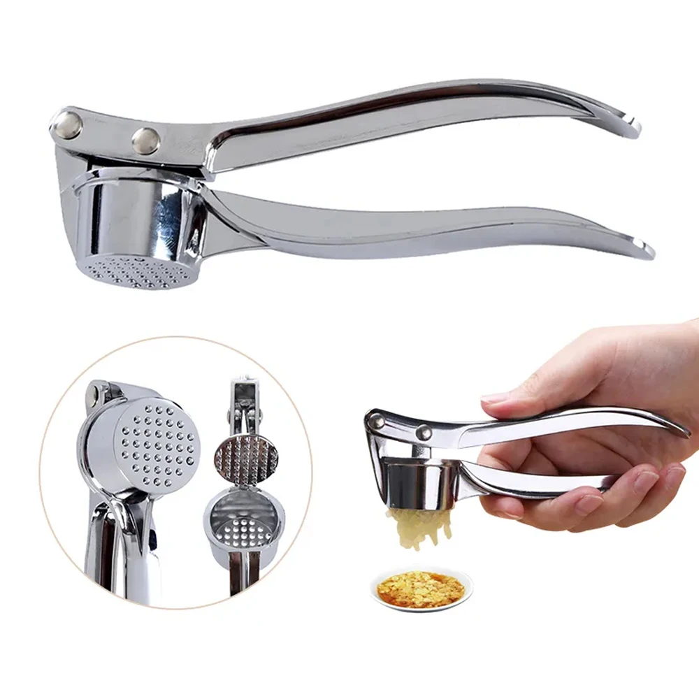 Knoflookpers Crusher Vleesmolen Keuken Roestvrij staal Knoflook Smasher Squeezer Handpers Slijpgereedschap Keukenaccessoires
