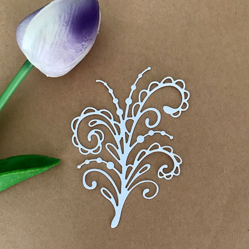 Koolstofstalen cartoon wijntak snijmal reliëfsjabloon mal diy papierkunst knutselen plakboek bladwijzer kaart decoratie