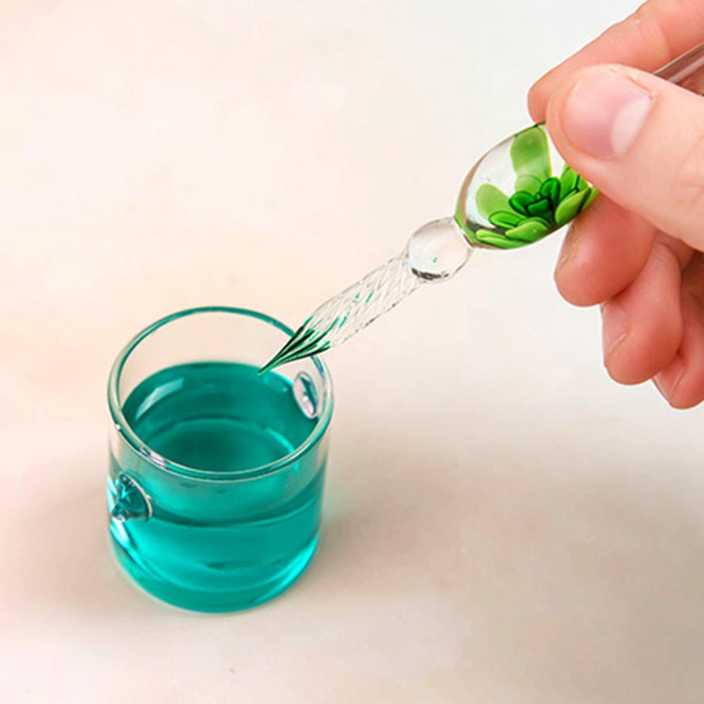 1 Set Glass Dip Pen with Ink Floral Glossy Fountain Pen Kit Smooth Writing Threaded Nib Crystal Ink Pen Set перо для письма 글라스펜