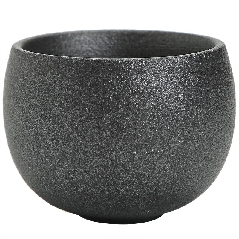 Japanese Style Single Cup Tea Appreciation Cup Retro Japanese Style Stoneware Kung Fu Small Tea Cup Single Ceramic Bowls Mug