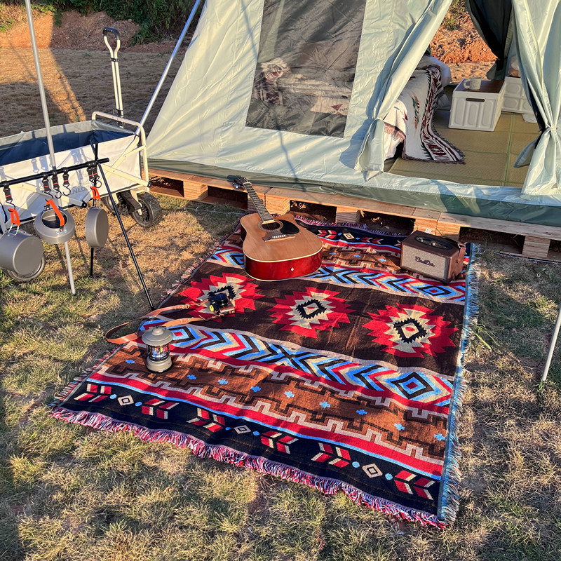 Outdoor picknickmatten, strandmatten, stranddoeken voor buiten kamperen, Valentijnsdag decoraties, balkons, bohemien dekens