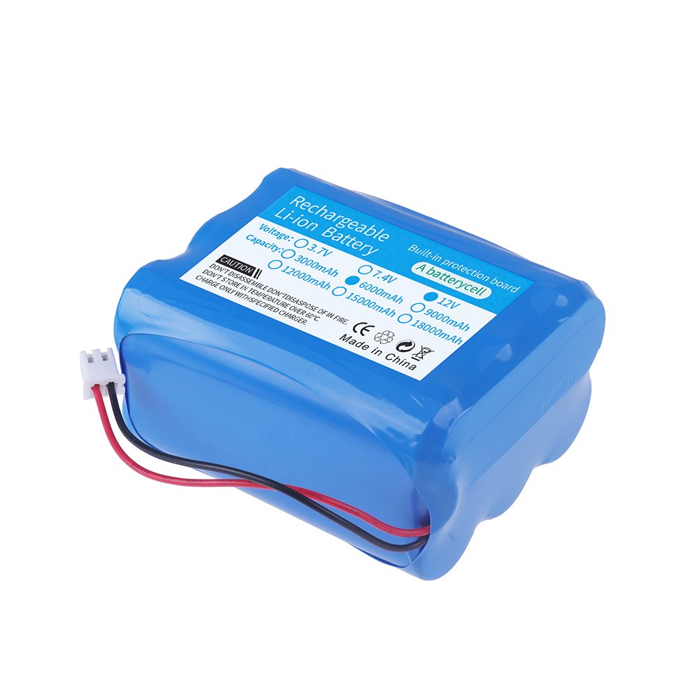 Batterie Lithium-ion Rechargeable 12V 6000mAh 18650 3S2P, haut-parleur, lampe de poche, caméra de vidéosurveillance, projecteur GPS, Kit Portable: Default Title