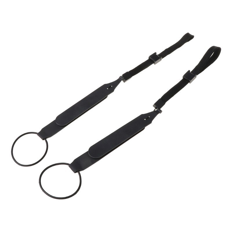 1 Pair VR Bandage PU Leather Knuckle Handle Grip Strap for -Oculus Quest 2 Touch Controller Grip Accessories