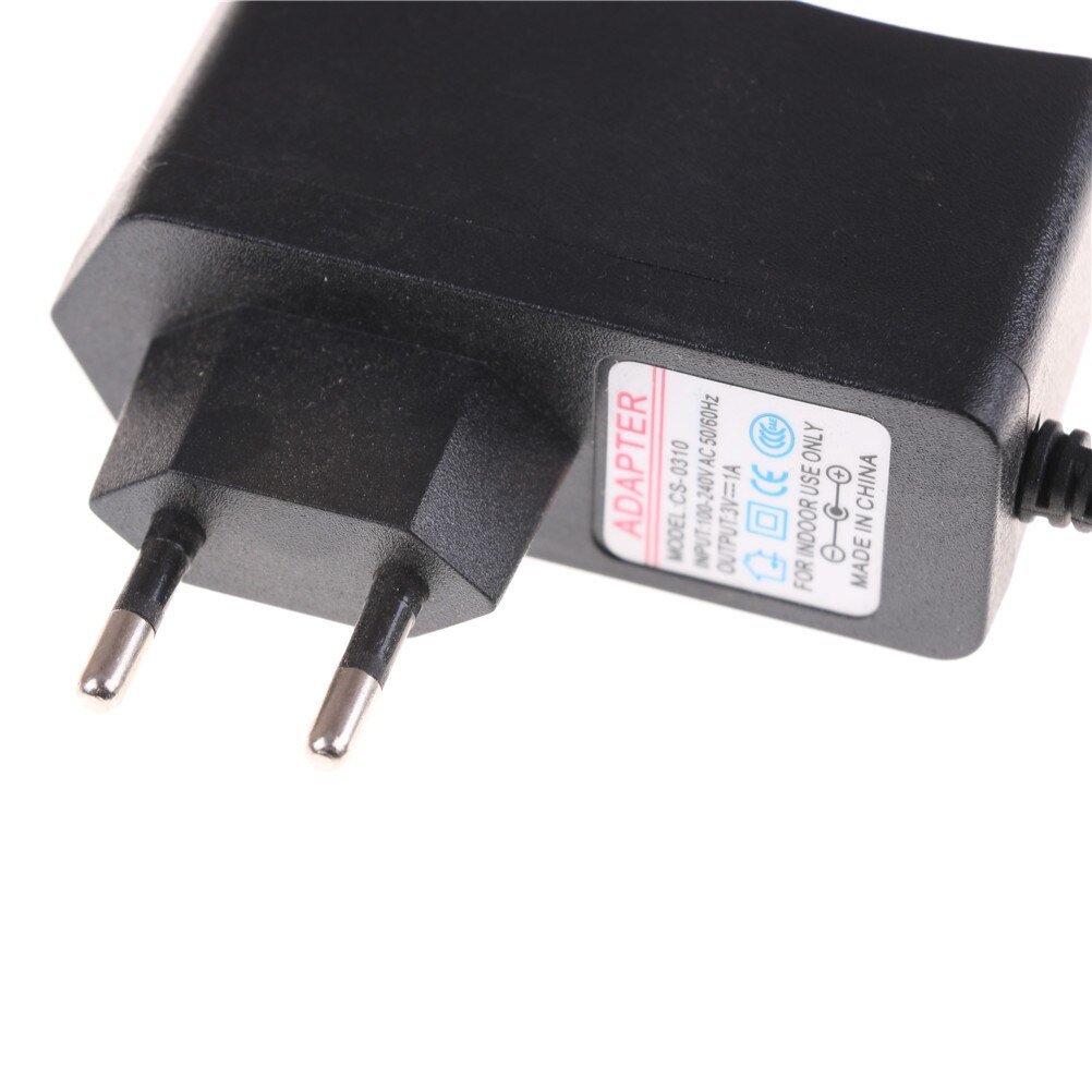 3 1a stroomadapter  dc 3v 1000ma 1a ac 100v-240v dc 5.5mm x 2.1mm stekker