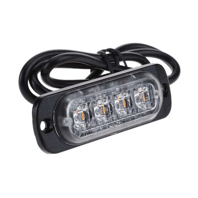 Bernstein Strobe LED Warnleuchte – 8 LEDs, Amber, Produktbild-Vorschau 4