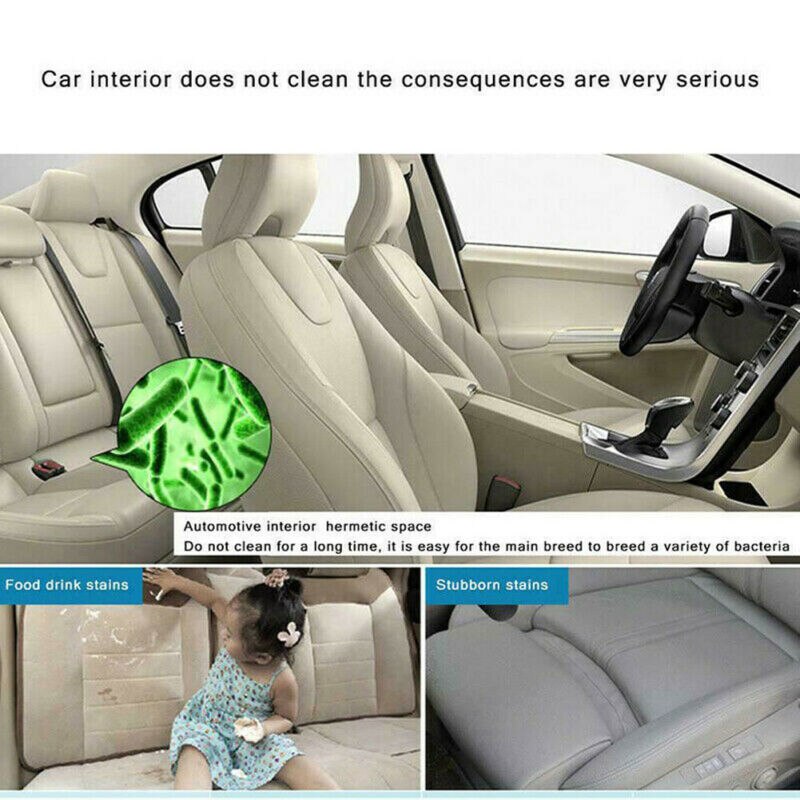 1Pcs 200ML Multi-functional Car Interior Cleaner Stains Leather Fabric Car Interior Foam Cleaning Remove Grime