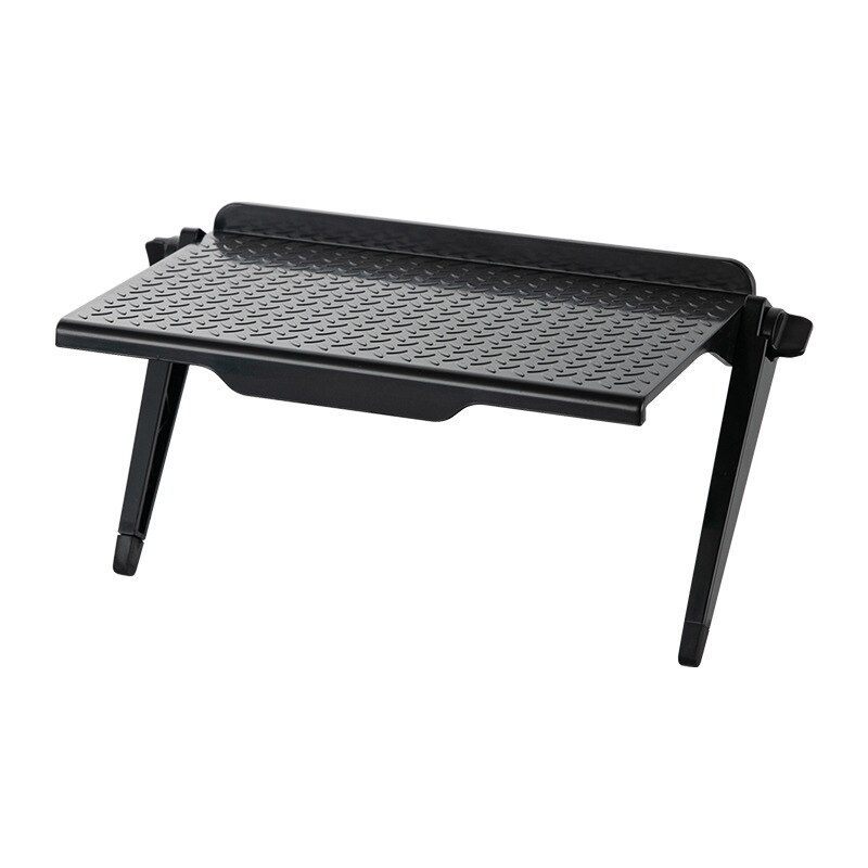 Adjustable TV Screen Top Storage Shelf Rack Holder Computer Monitor Desktop Stand TV Rack Display Shelf Storage Rack: black