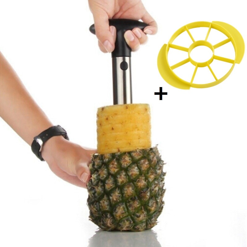 rvs ananas dunschiller voor keuken accessoires ananas snijmachines apple slicer fruit cutter koken ananas