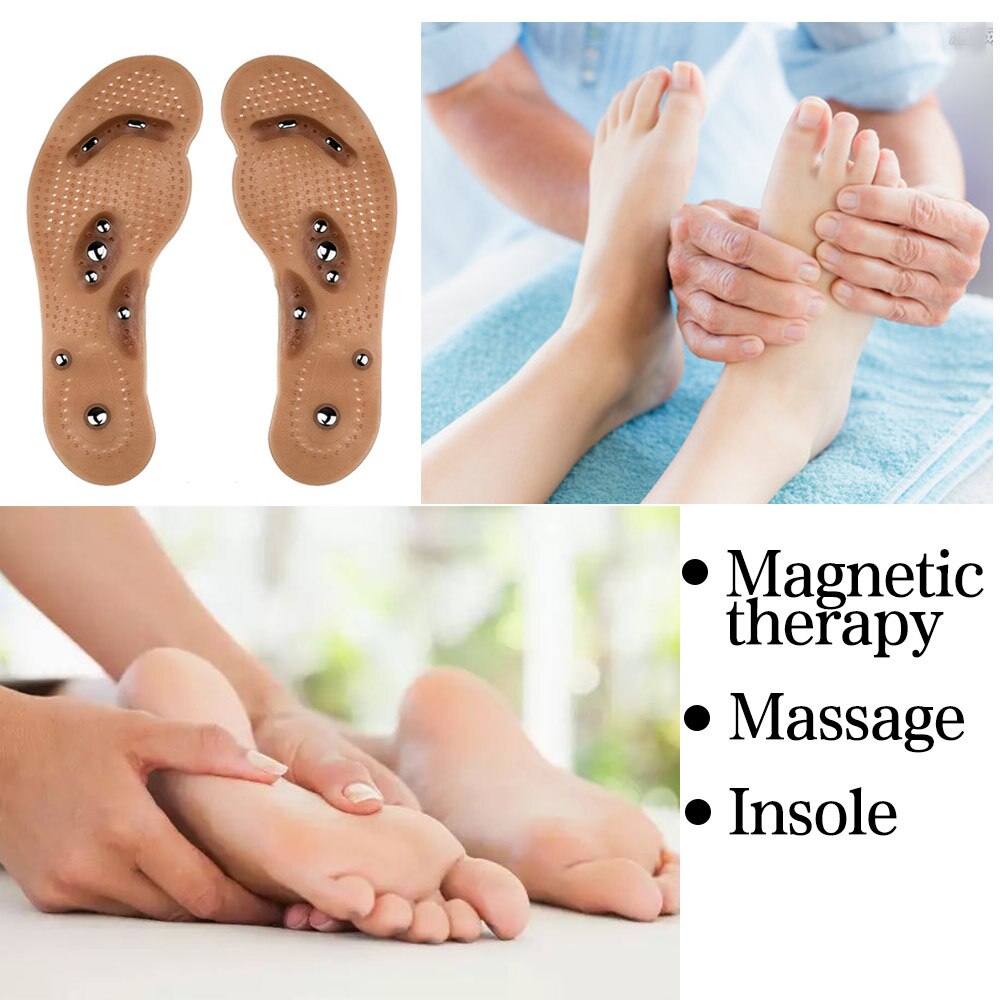 1pair detox slimming acupressure slimming insoles anti cellulite insoles fat removal foot massager magnetic weight loss machine
