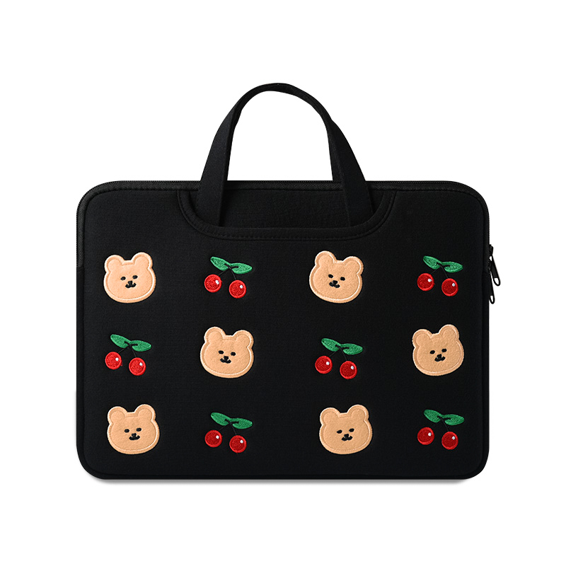 Śliczna torba na laptopa etui na HP ASUS DELL MacBook 13.3 13.6 14 15 15.6 16-calowy futerał ochronny pokrowiec do przenoszenia notebooka: 14-calowy / SZARY