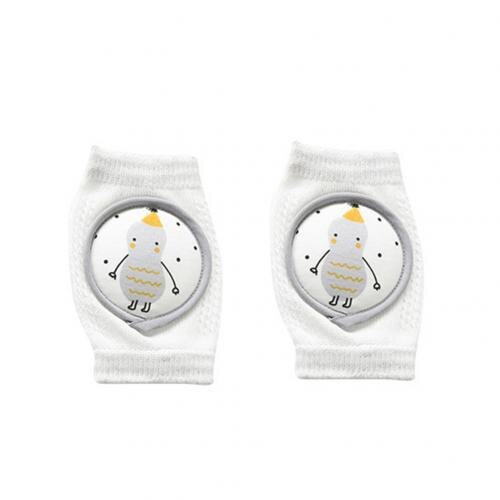 1 Paar Kinderen Baby Kids Knie Pad Katoen Veiligheid Kruipen Elleboog Kussen Baby Knieschijf Peuters Been Warmer Knie Ondersteuning Beschermer: Grey Snowman