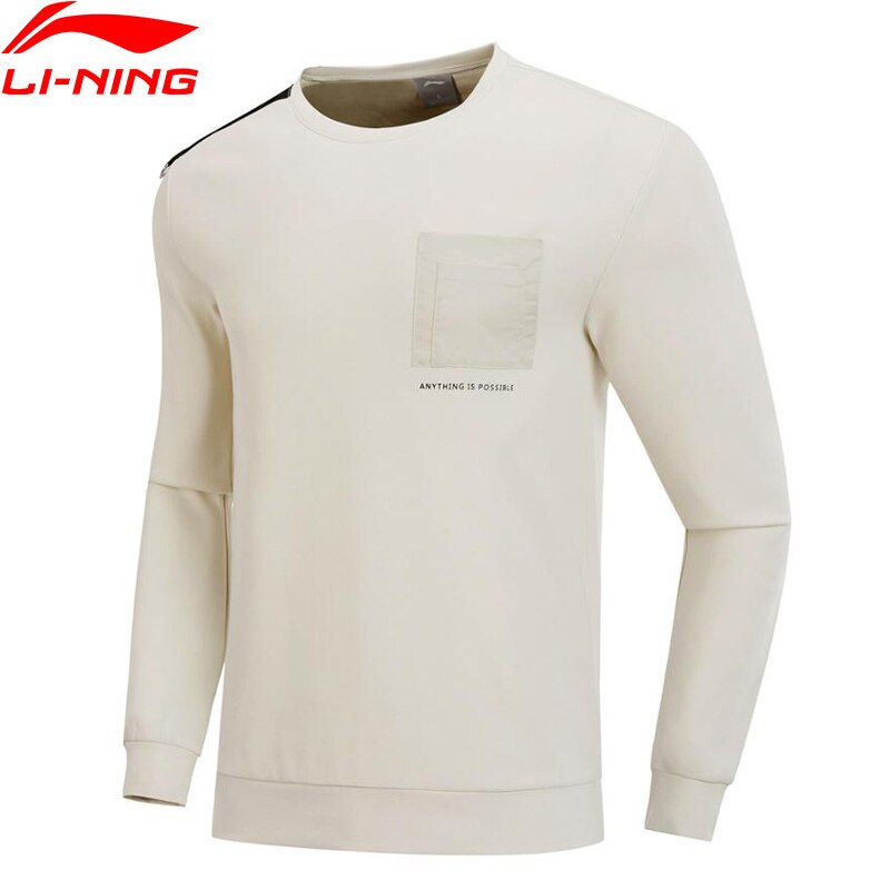 Li-ning mænd trend sport hættetrøje normal pasform 70.9%  bomuld 29.1%  polyester foring li ning sport sweater toppe awdp 113 mww 1573