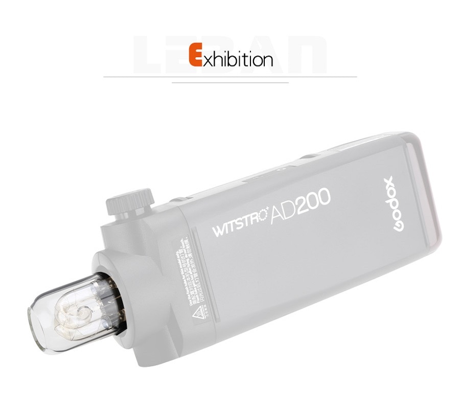 Godox  ad200 ad-ft200 lomme 200w blitzrør bar pære til godox  h200j flashhoved på godox  ad200
