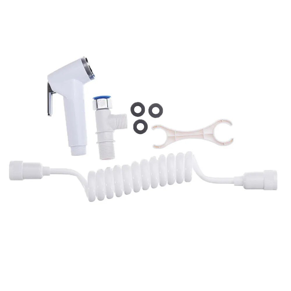 1 set lichtgewicht toiletsproeier bidetsproeier handbediend hotel badkamer thuis