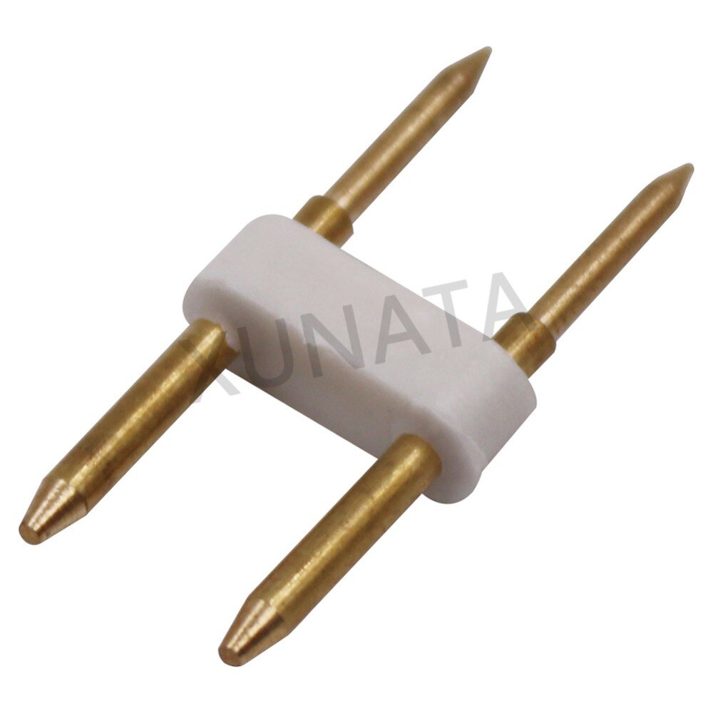 5 kpl 2 pin 4 pin 6mm/8mm/12mm/15mm liitin suosittele lisävarusteita kuparinastat 110v 220v yksiväriseen rgb led-nauhaan