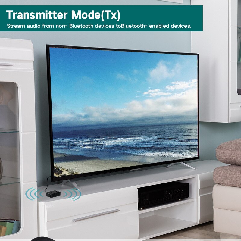 JINSERTA Bluetooth 5.0 Transmitter Receiver 3.5mm AUX to USB Wireless MINI Lossless Music Player Audio Receive For TV PC Car Kit