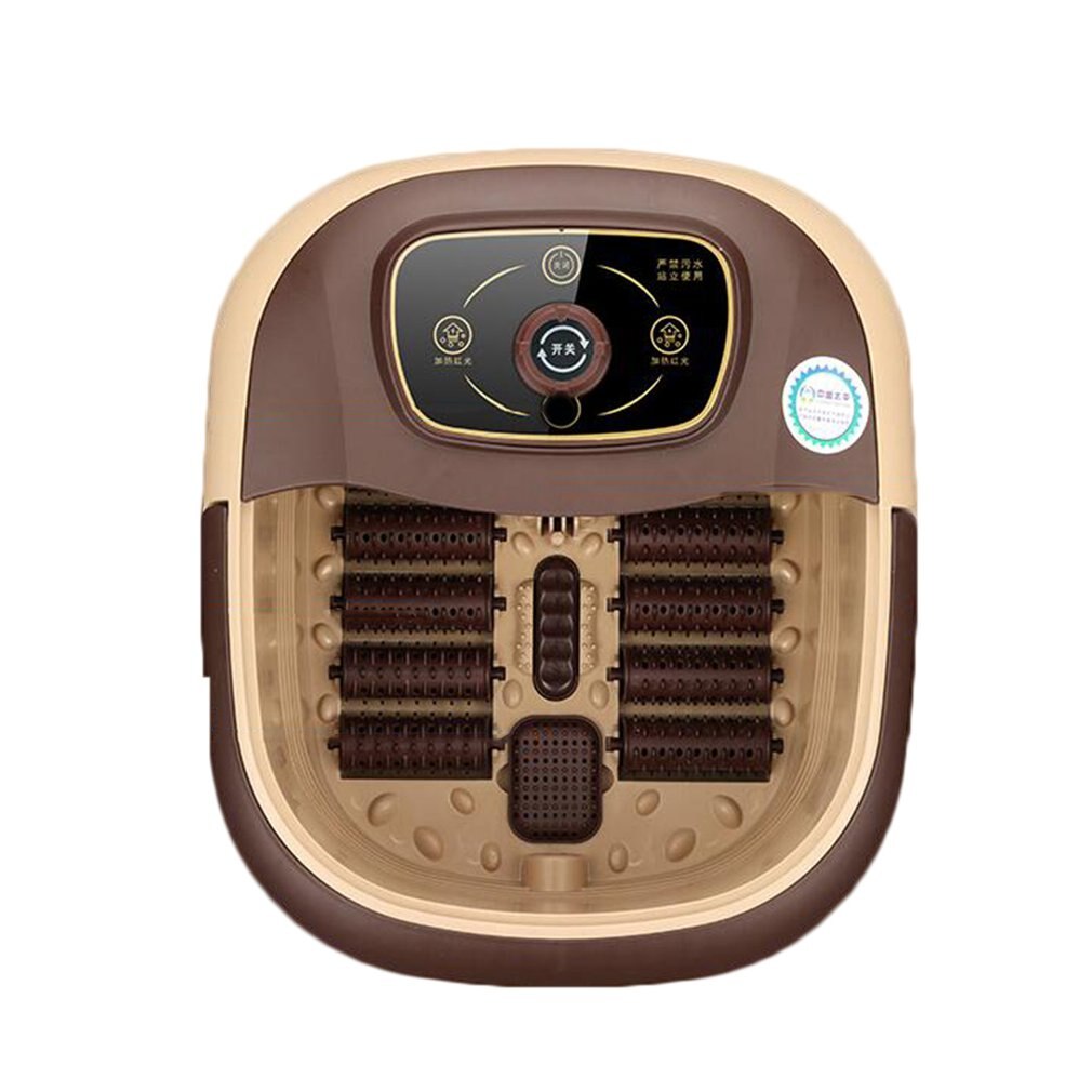 Foot Tub Automatic Massage Heated Foot Bath Barrel Home Electric Heated Footbath Portable Durable Infrared Sterilization