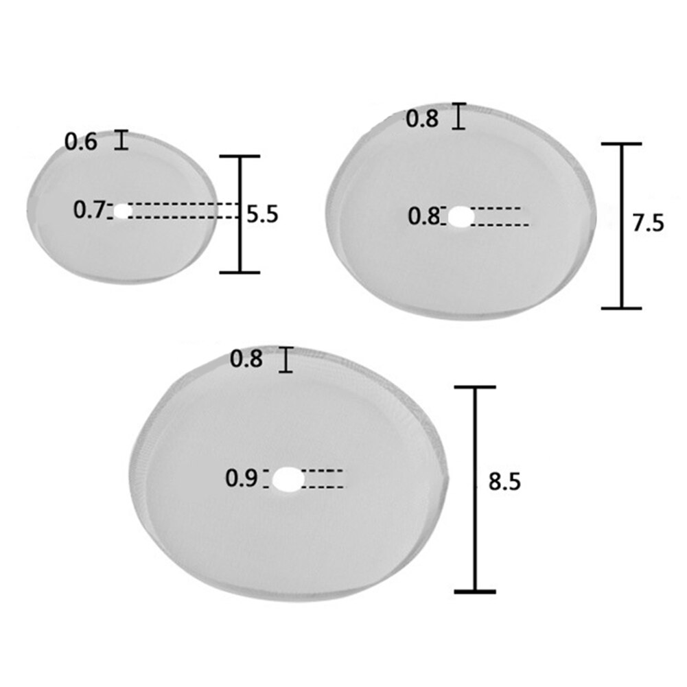 Stainless Steel Reusable Detachable Mesh Filter Home Office Coffee Maker Sheet Coffee Filter Paper