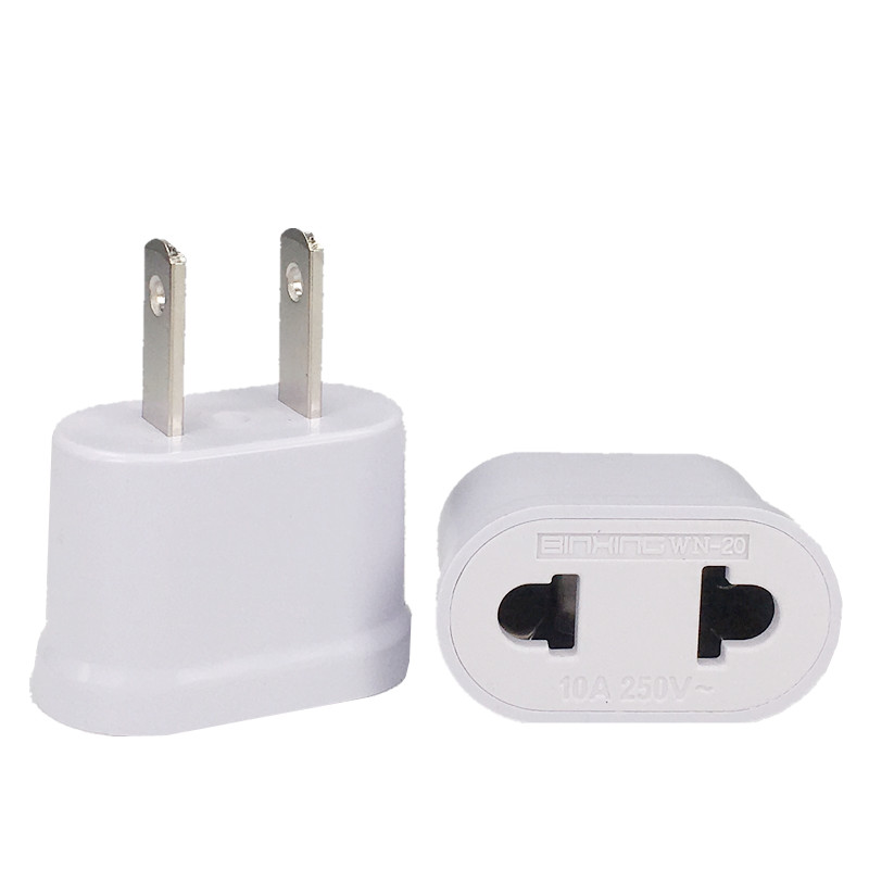 Adapter wtyczki zasilania US/EU/AU Europejskie gniazdo Adapter wtyczki UE do USA Gniazdo ładowarki elektrycznej Japonia Chiny Americana Konwerter AC