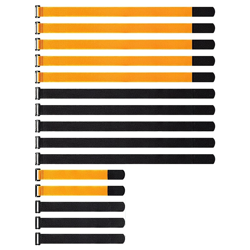 15 Pieces Bike Straps Adjustable Bike Rack Straps Reusable Bike Cinch Strap Replacement Bicycle Accessories: Default Title