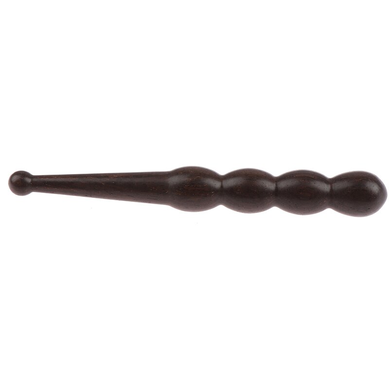Largo bastón de madera para masaje de acupuntura, herramienta de reflexología corporal para pies, Spa, madera, 9 estilos