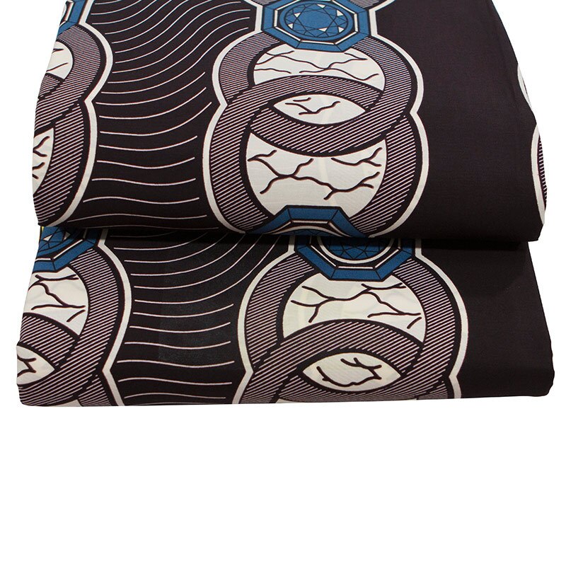 Afrikaanse Stof Van Ankara Wax Stof Voor Jurken 100% Katoen Stof Tissu Wax Africain 6 Yards