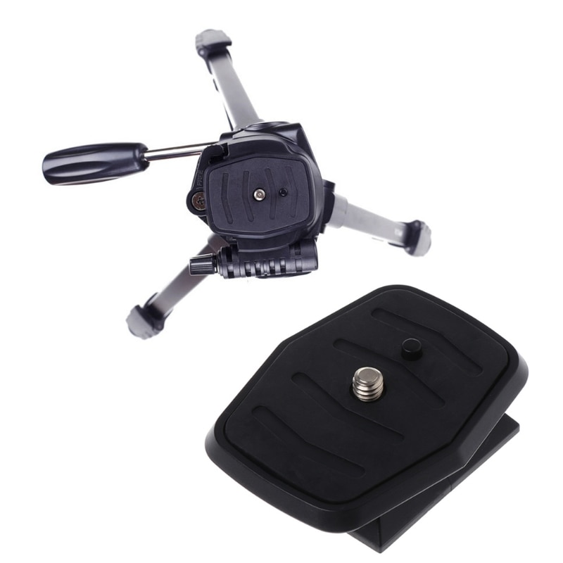 Quick release plate universal qb -4w stativ skrueadapter til yunteng velbon sony
