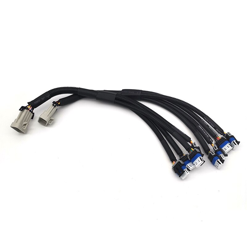 2pcs Ignition Coil Harness 12&quot; 4 Plugs Relocation For LS1 LS2 LS3 LS6 LQ4 LM7 LSX