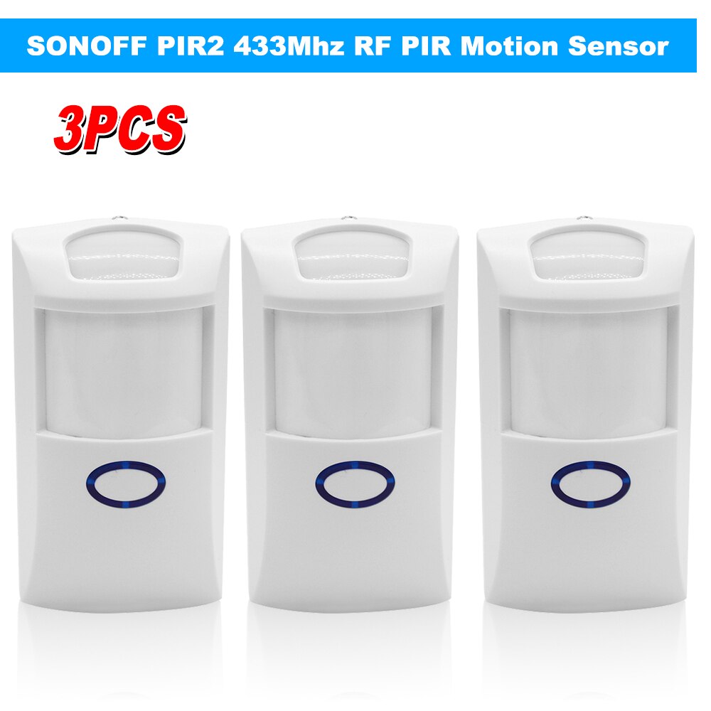 Sonoff pir 2 langaton kaksois-infrapunatunnistin 433 mhz rf pir liiketunnistin älykkään kodin turvahälytysjärjestelmä alexa google kotiin: Nippu 3