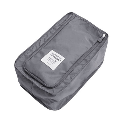 Waterproof Football Shoe Bag Travel Boot Rugby Sports Gym Carry Storage Case Box Solid Zipper Home Storage: 1