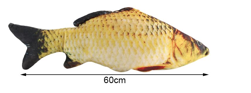 40/60/80 centimetri Grande Forma di Pesce Cuscino Decorativo Coperte e plaid Cuscino con Interno Complementi Arredo Casa Del Fumetto Divano Giocattoli Letto cuscino: 60cm