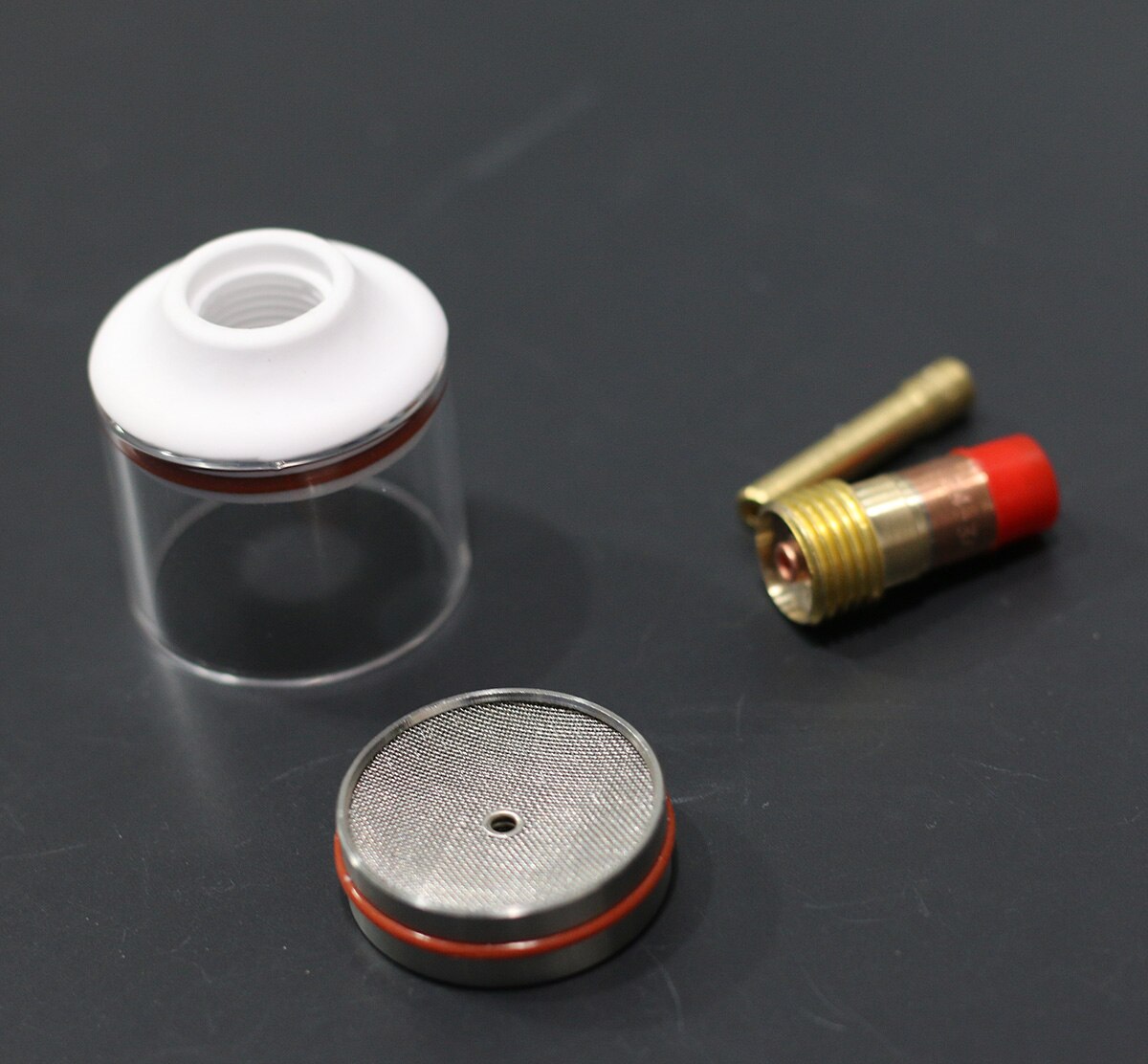 Tig Pyrex Cup Gas Lens Kit 20# TIG Welding Glass Cups For All WP17/18/26 Argon Torch