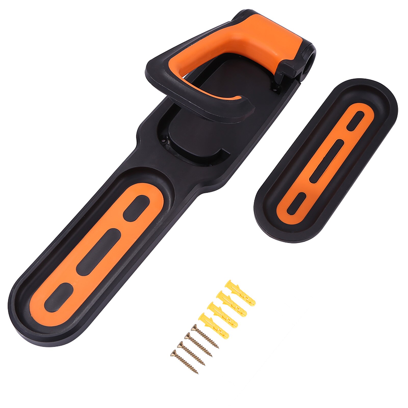 Bicycle Wall Mount Rack Mtb Road Bike Storage Fixed Hanging Hook Bike Support Stand Bracket Holder Cycling Parking Buckle: Orange