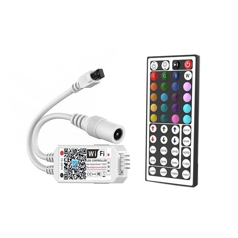 DC12V Ir 44Key Rgb Strip Controller Ir Afstandsbediening Infrarood Afstandsbediening Voor Rgb Led Light Strips 5050 3528