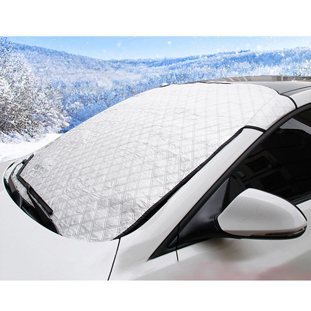 Folie Sneeuw Vorst Dunne Suv Auto Zonnescherm Voorruit Zonnekap Winter Front Auto Levert Aluminium