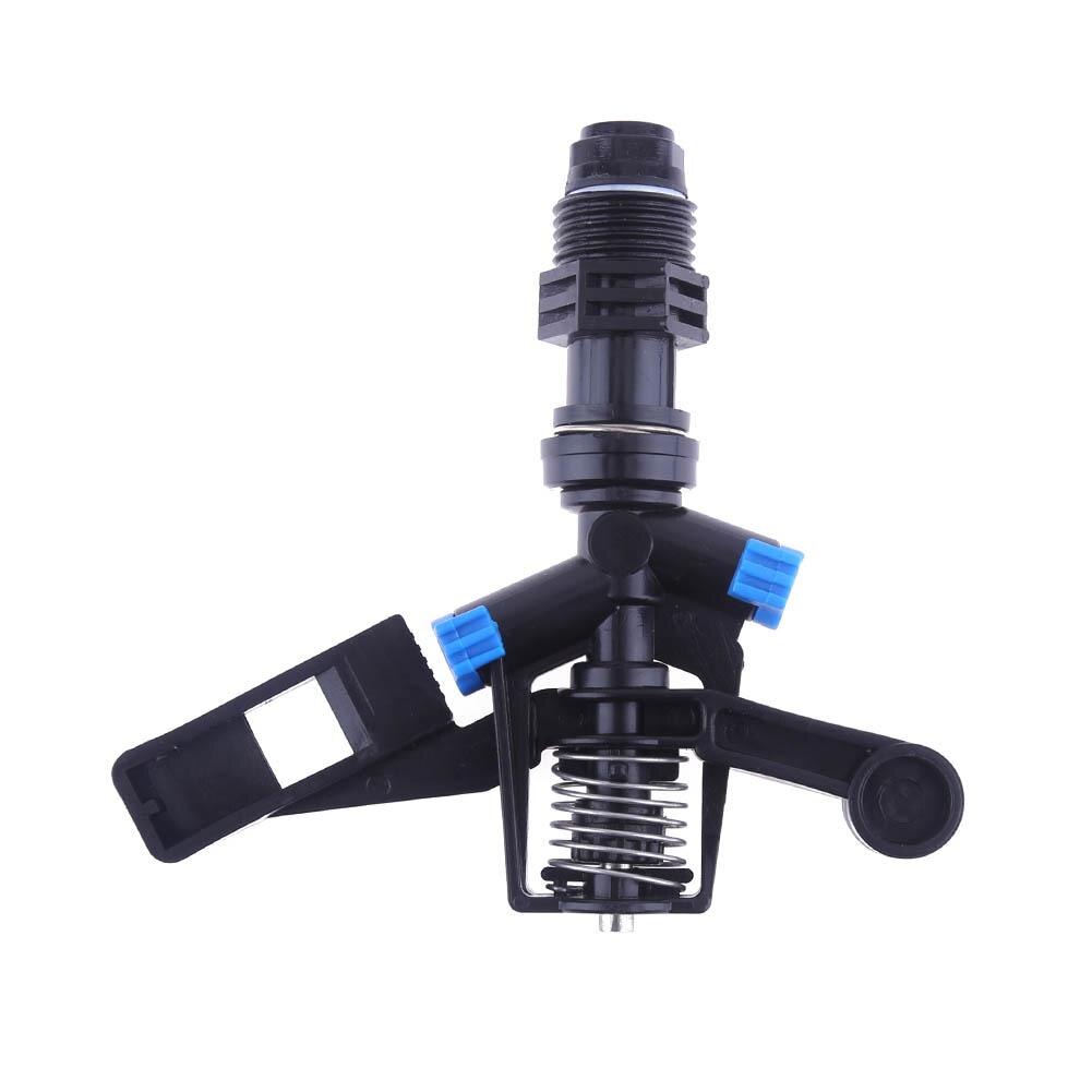 360° Rotary Lawn Sprinkler Atomizing Nozzle Sprayer Garden Irrigation: Black