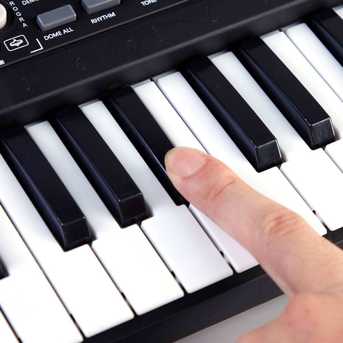 61 nøgle digitalt elektronisk infantil keyboard klaverorgel med mikrofon / musikstativ chirdren keyboardmusik