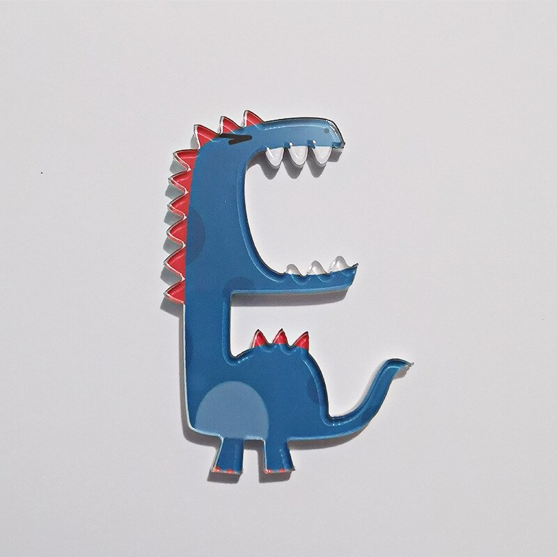 1 Piece Animal Magnetic Fridge Magnet Cartoon Dinosaur Refrigerator Message Leave Whiteboard Magnet: 11
