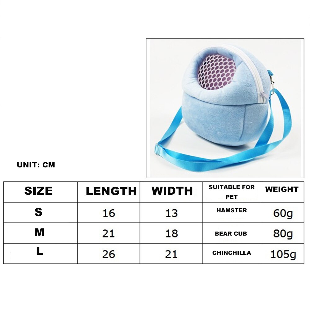 Draagbare Kleine Dieren Carrier Warm Slapen Breathabletravel Opknoping Tas Rat Hamster Egel Chinchilla Ferre Huisdier Product