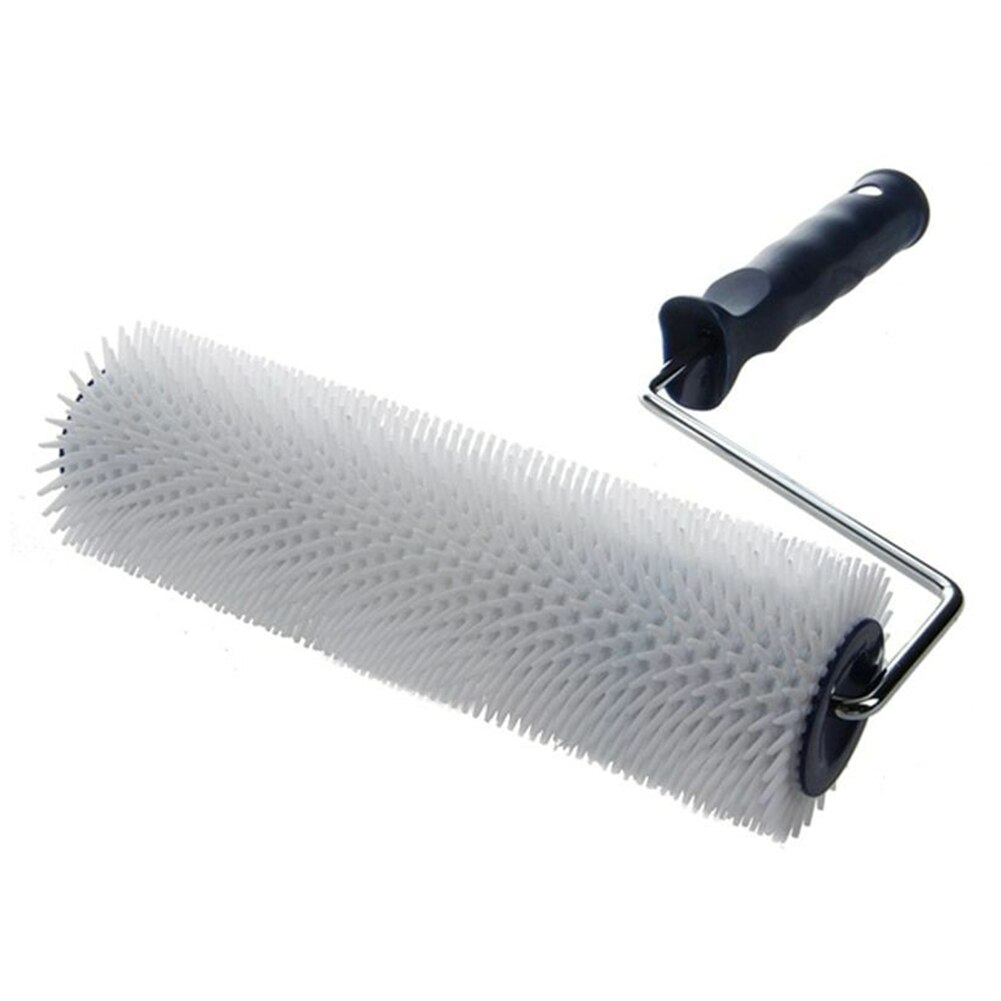 Spiked Cement Portable Plastic Handle Practical 13mm Teeth Height Paint Defoaming Brush Roller Bubble Remove Tool Self Leveling