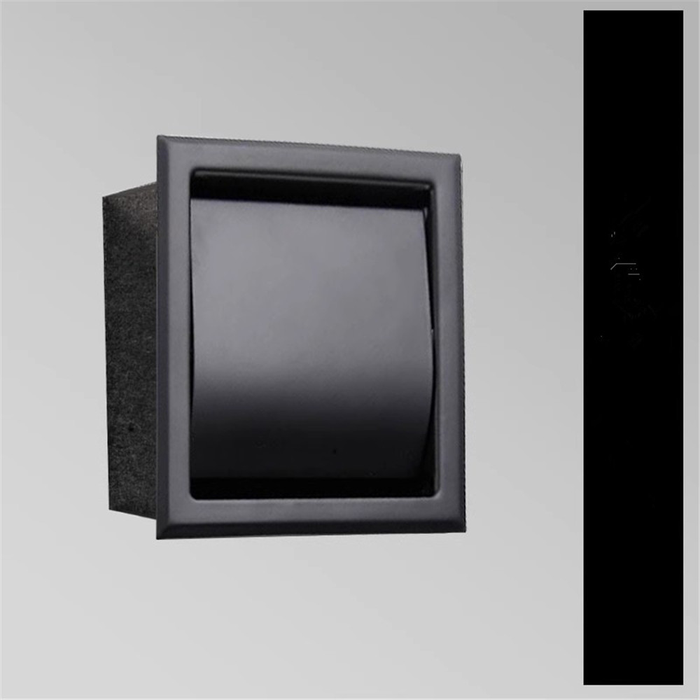 Gold In-wall Bathroom Paper Holder Rose Gold SUS Bathroom Paper roll Holder Black Towel Rack Toilet Paper Holder Tissue Box: Red