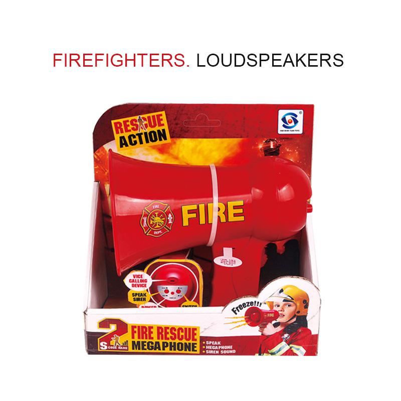 Pretend Politieman Speelgoed Megafoon Sirene Geluid Voor Kids Kinderen Rollenspel Loud Clear Handvat Hoorn Halloween Speelhuis Speelgoed