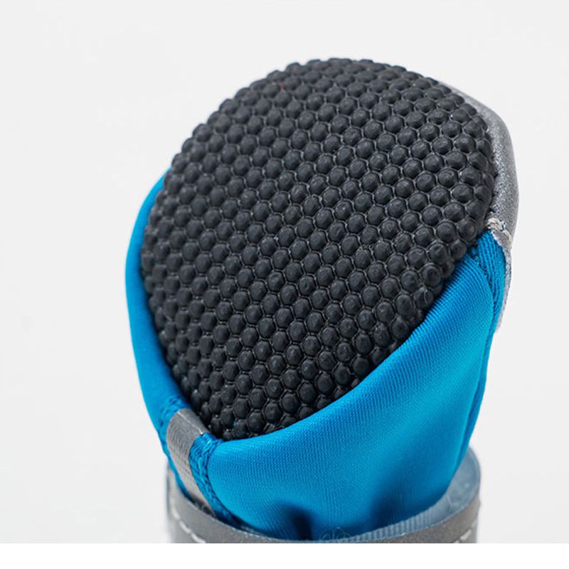 Små hund kjæledyr sandaler sko gå myke sko blå kjæledyr produkter reflekterende magiske klistremerker for sommer myk bunn for valp