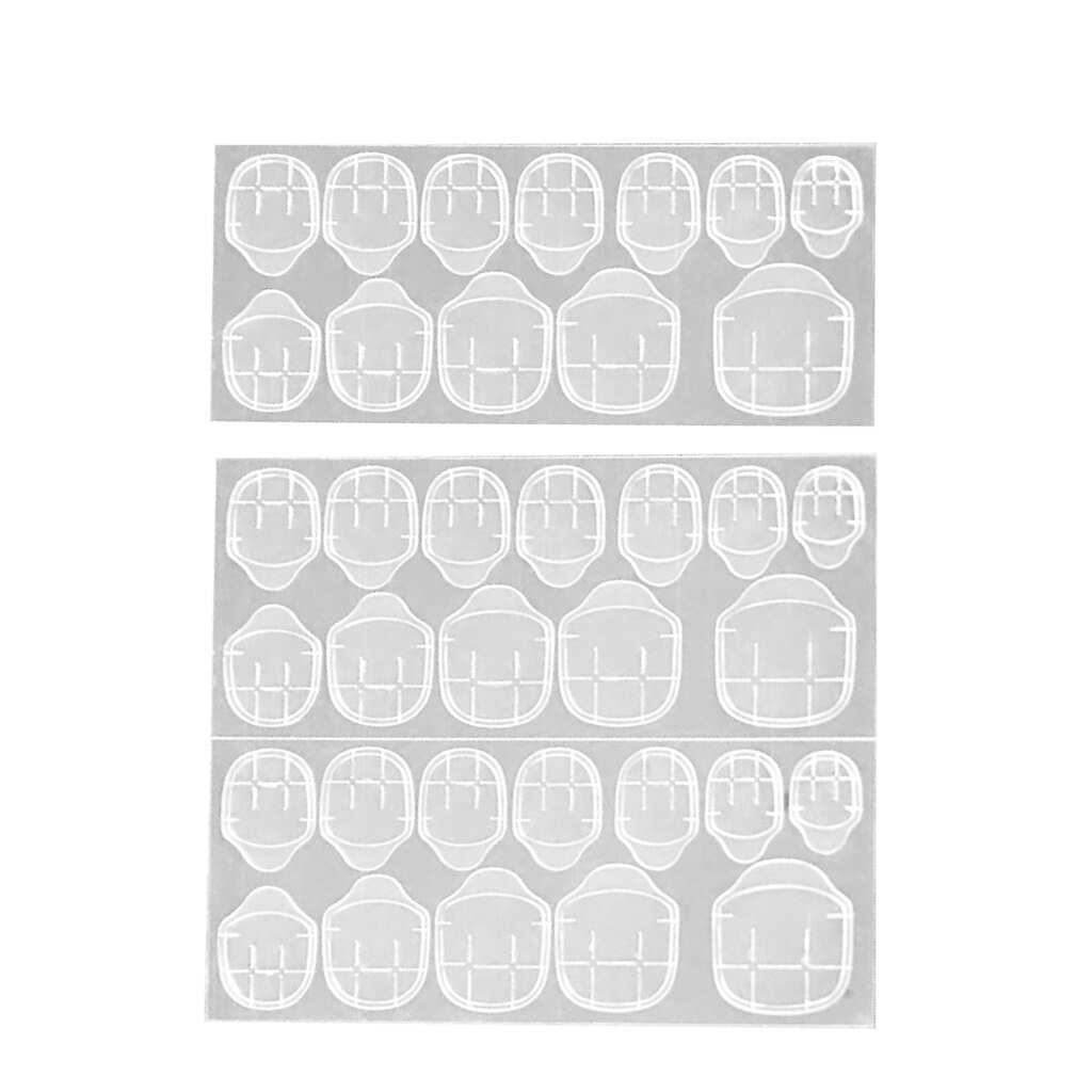 Double-Side Sticker Transparante Nail Lijm Art Decoratie Tool Valse Nail Art Plakband Lijm Sticker