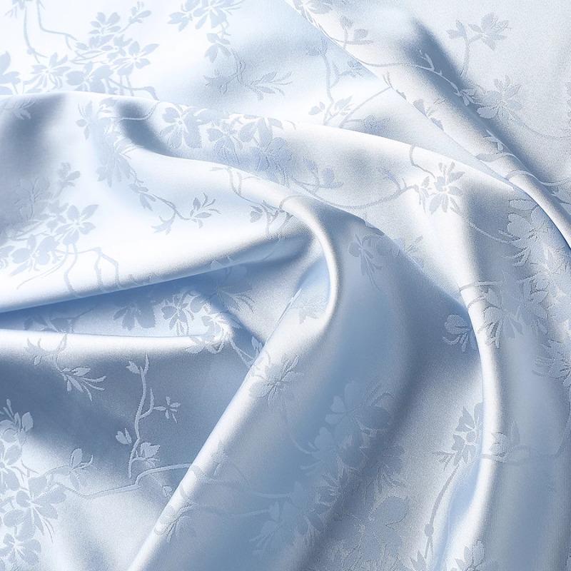 Kinesisk qipao-stoff jacquard silke sateng acetat imitert silke klær skjørt sateng kinesisk stil stoff