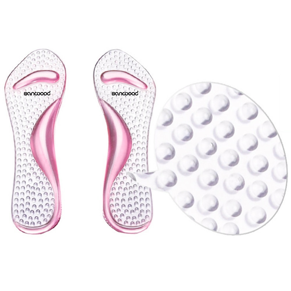 Non-Slip Sandals High Heel Arch Cushion Support Silicone Gel Pads Shoes