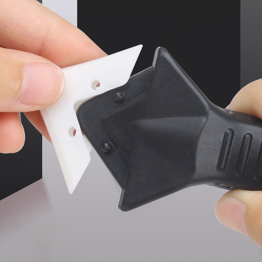 Glass Glue Angle Scraper 5 in 1 Caulking Removal Glass Glue Angle Scraper Sealant Remover Shovel for Home Spatula